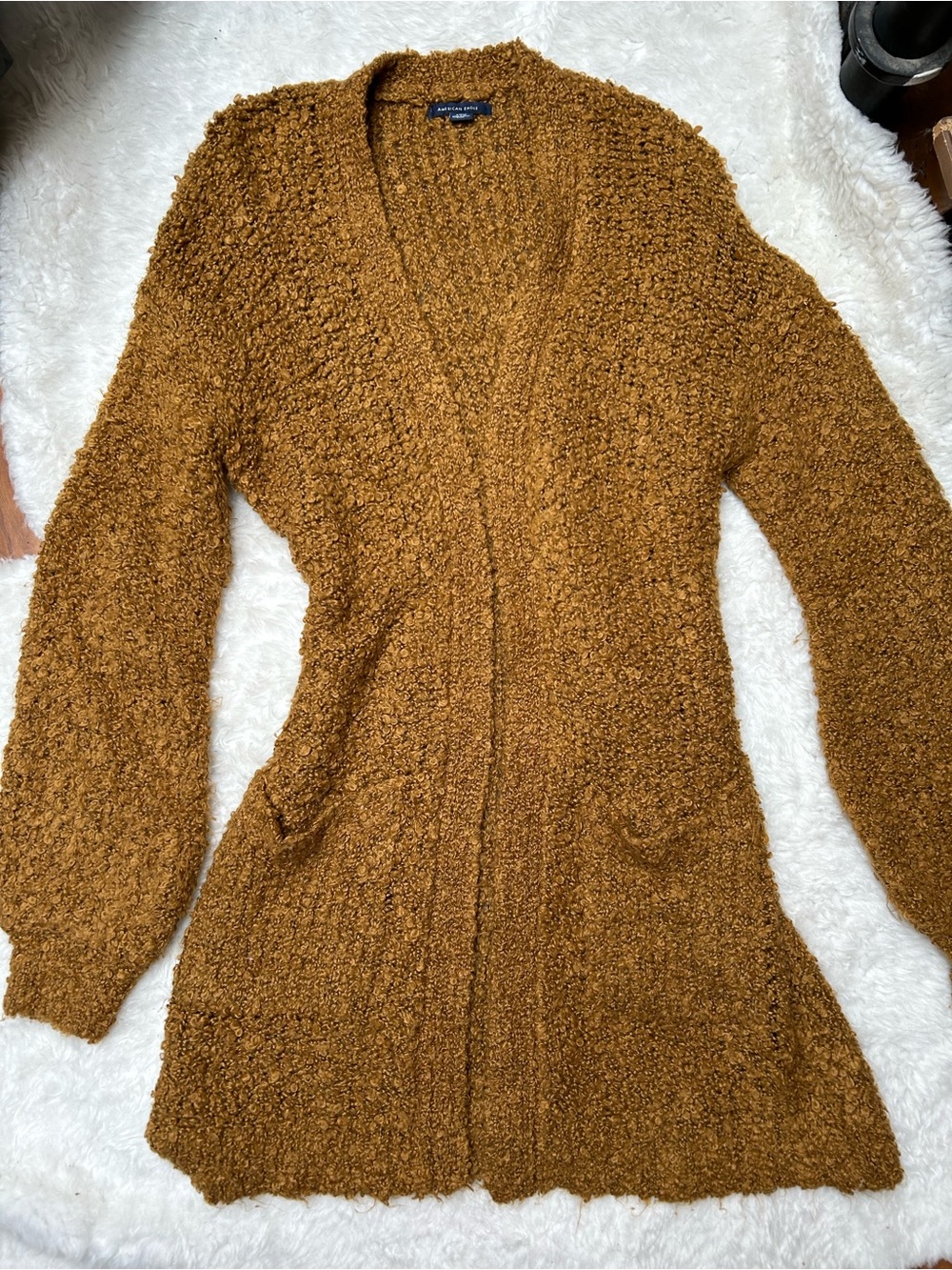 American Eagle Outfitters Chunky Open-Front Cardigan